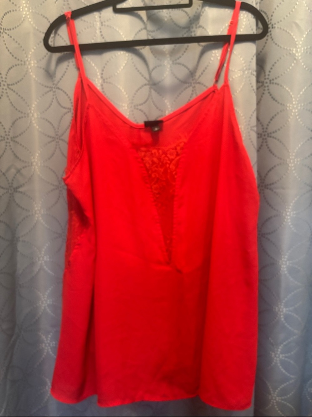 torrid Red Lace-Detail Spaghetti Strap Camisole